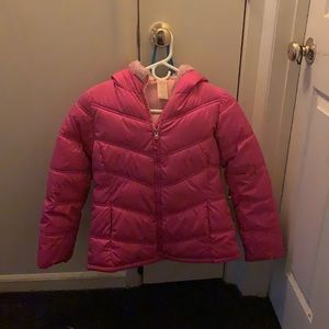 Pink winter coat